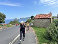 Last little climb to the car park!